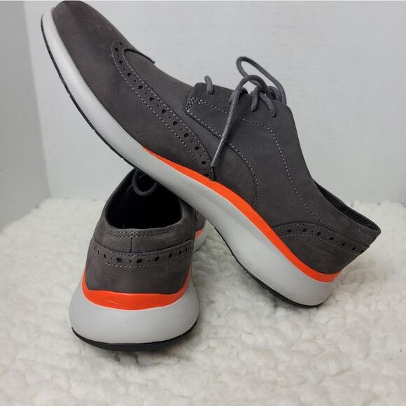 Cole Haan Grand Troy Wingtip Oxford Mens Shoes Size 10 Pavement Grey C33765 - Picture 6 of 10